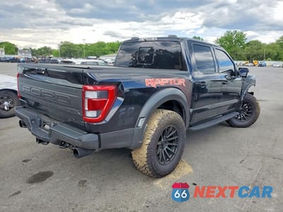 Trzecie zdjęcie samochodu z tyłu: 2023 FORD F150 RAPTOR VIN:1FTFW1RG2PFC37708 - miniatura