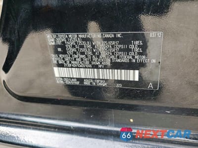Zdjęcie 13 z 13 samochodu: 2012 TOYOTA RAV4 LIMITED VIN:2T3DF4DV1CW201046 - miniatura
