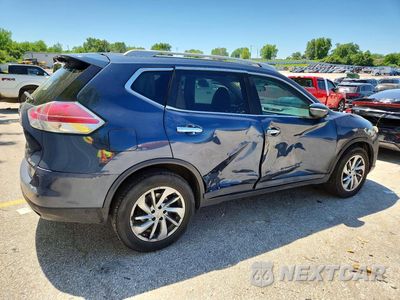 Trzecie zdjęcie samochodu z tyłu: 2015 NISSAN ROGUE SL VIN:5N1AT2MV8FC820732 - miniatura