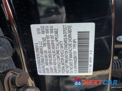 Zdjęcie 14 z 14 samochodu: 2025 HONDA PASSPORT TRAIL SPORT VIN:5FNYF8H62SB011031 - miniatura