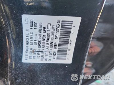 Zdjęcie 12 z 12 samochodu: 2015 HONDA ACCORD EXL VIN:1HGCR2F81FA181724 - miniatura