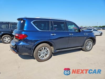 Trzecie zdjęcie samochodu z tyłu: 2018 INFINITI QX80 BASE VIN:JN8AZ2NFXJ9664309 - miniatura