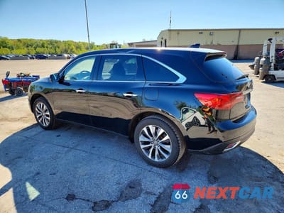Drugie zdjęcie samochodu z przodu: 2016 ACURA MDX TECHNOLOGY VIN:5FRYD4H43GB023062 - miniatura