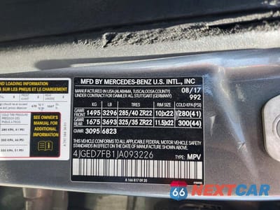 Zdjęcie 13 z 13 samochodu: 2018 MERCEDES-BENZ GLE COUPE 63 AMG-S VIN:4JGED7FB1JA093226 - miniatura
