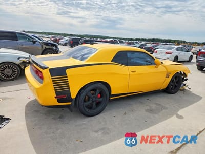 Trzecie zdjęcie samochodu z tyłu: 2012 DODGE CHALLENGER R VIN:2C3CDYBT9CH315861 - miniatura