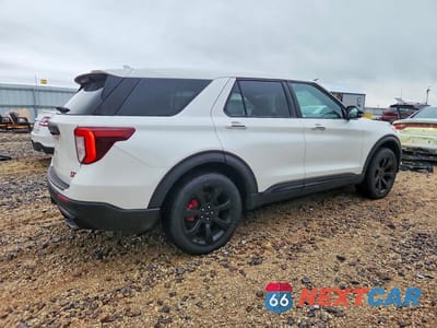 Trzecie zdjęcie samochodu z tyłu: 2022 FORD EXPLORER ST VIN:1FM5K8GC2NGA68373 - miniatura