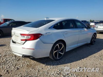 Trzecie zdjęcie samochodu z tyłu: 2019 HONDA ACCORD SPORT VIN:1HGCV1F38KA035549 - miniatura