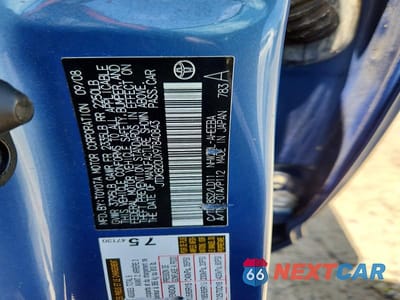 Zdjęcie 12 z 12 samochodu: 2009 TOYOTA PRIUS BASE VIN:JTDKB20UX97840843 - miniatura