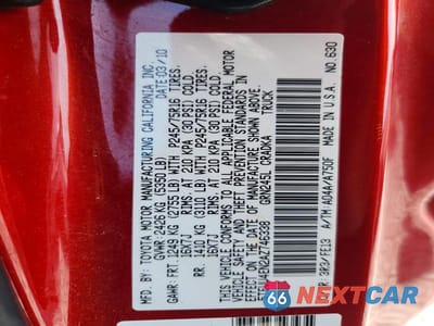 Zdjęcie 13 z 13 samochodu: 2010 TOYOTA TACOMA ACCESS CAB VIN:5TEUU4EN2AZ746338 - miniatura