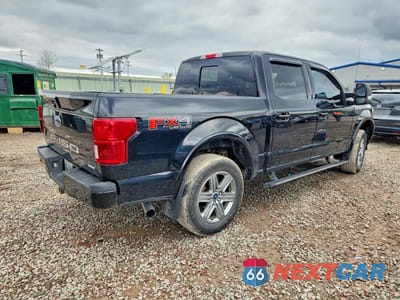 Trzecie zdjęcie samochodu z tyłu: 2018 FORD F150 SUPERCREW VIN:1FTEW1EG6JFE62402 - miniatura