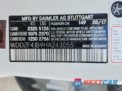 Zdjęcie 12 z 12 samochodu: 2017 MERCEDES-BENZ E 300 VIN:WDDZF4JB9HA243055 - miniatura