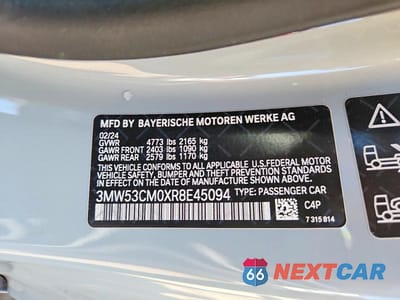 Zdjęcie 12 z 12 samochodu: 2024 BMW M240XI VIN:3MW53CM0XR8E45094 - miniatura