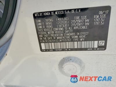 Zdjęcie 13 z 13 samochodu: 2018 HONDA HR-V LX VIN:3CZRU5H32JM703292 - miniatura