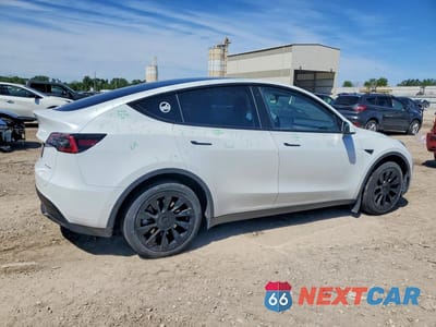 Trzecie zdjęcie samochodu z tyłu: 2022 TESLA MODEL Y VIN:7SAYGDEE6NA016593 - miniatura