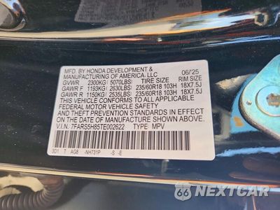 Zdjęcie 12 z 12 samochodu: 2026 HONDA CR-V SPORT-L VIN:7FARS5H85TE002622 - miniatura