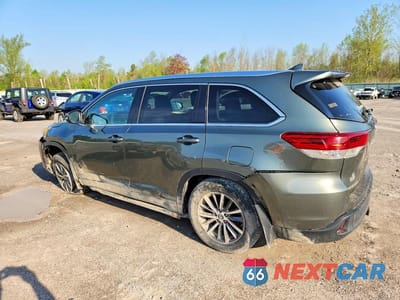 Drugie zdjęcie samochodu z przodu: 2017 TOYOTA HIGHLANDER XLE VIN:5TDJZRFH7HS401601 - miniatura