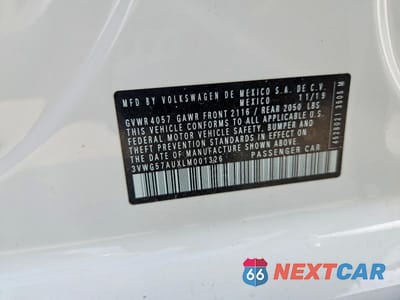 Zdjęcie 13 z 13 samochodu: 2020 VOLKSWAGEN GOLF VIN:3VWG57AUXLM001326 - miniatura