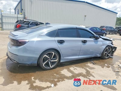 Trzecie zdjęcie samochodu z tyłu: 2022 HONDA ACCORD HYBRID SPORT VIN:1HGCV3F26NA004839 - miniatura