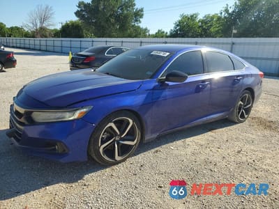 2021 HONDA ACCORD SPORT 1HGCV1F36MA085773 - główne zdjęcie licytacji z USA - miniatura
