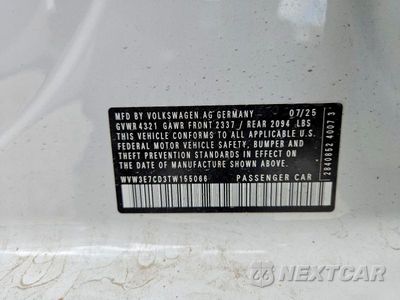 Zdjęcie 12 z 12 samochodu: 2026 VOLKSWAGEN GTI SE VIN:WVW3E7CD3TW155066 - miniatura