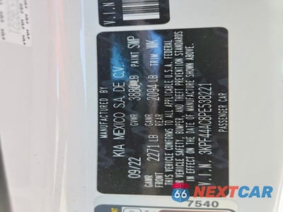 Zdjęcie 13 z 13 samochodu: 2023 KIA FORTE GT VIN:3KPF44AC8PE538221 - miniatura