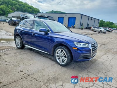 Czwarte zdjęcie samochodu z boku: 2018 AUDI Q5 PREMIUM PLUS VIN:WA1BNAFY5J2002551 - miniatura