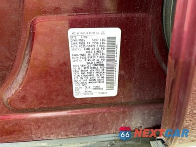 Zdjęcie 10 z 14 samochodu: 2010 NISSAN MURANO S VIN:JN8AZ1MW0AW104084 - miniatura