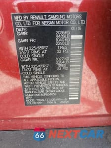 Zdjęcie 13 z 13 samochodu: 2016 NISSAN ROGUE SV VIN:KNMAT2MT8GP654659 - miniatura