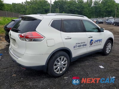 Trzecie zdjęcie samochodu z tyłu: 2016 NISSAN ROGUE S VIN:KNMAT2MT1GP640327 - miniatura