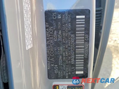 Zdjęcie 12 z 12 samochodu: 2025 KIA K5 GT LINE VIN:KNAG64J72S5290518 - miniatura