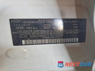 Zdjęcie 12 z 12 samochodu: 2018 HYUNDAI ELANTRA VALUE EDITION VIN:5NPD84LFXJH287515 - miniatura
