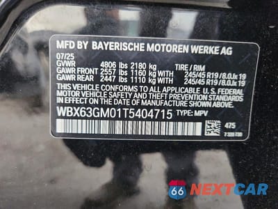 Zdjęcie 13 z 13 samochodu: 2026 BMW X2 XDRIVE2 VIN:WBX63GM01T5404715 - miniatura