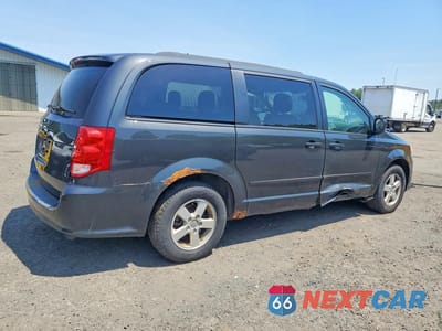 Trzecie zdjęcie samochodu z tyłu: 2012 DODGE GRAND CARAVAN SXT VIN:2C4RDGCG9CR402879 - miniatura