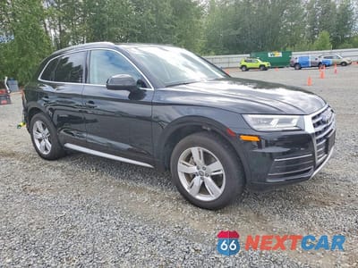 Czwarte zdjęcie samochodu z boku: 2019 AUDI Q5 PREMIUM PLUS VIN:WA1BNAFY0K2064893 - miniatura