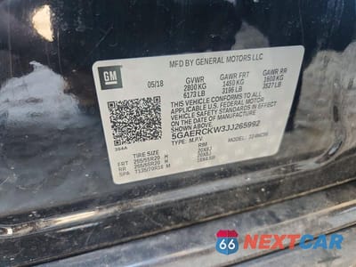 Zdjęcie 13 z 13 samochodu: 2018 BUICK ENCLAVE PREMIUM VIN:5GAERCKW3JJ265992 - miniatura