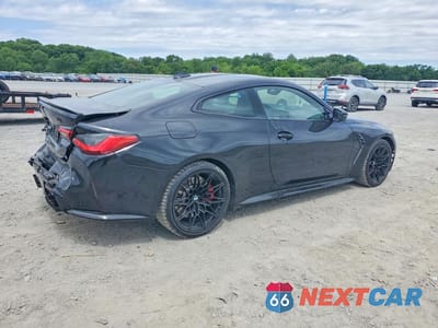 Trzecie zdjęcie samochodu z tyłu: 2022 BMW M4 COMPETITION VIN:WBS33AZ02NCJ19017 - miniatura
