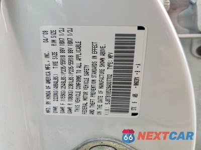 Zdjęcie 13 z 13 samochodu: 2009 ACURA RDX TECHNOLOGY VIN:5J8TB18529A007702 - miniatura