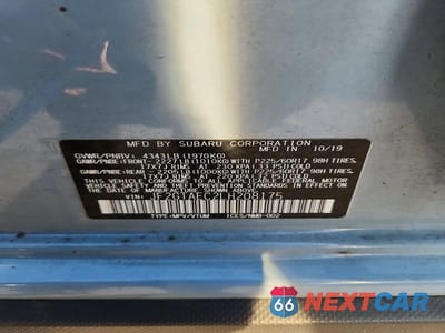 Zdjęcie 14 z 14 samochodu: 2020 SUBARU CROSSTREK PREMIUM VIN:JF2GTAEC2LH208175 - miniatura