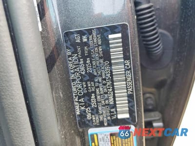 Zdjęcie 12 z 12 samochodu: 2026 KIA K5 LXS VIN:KNAG24J76T5433970 - miniatura