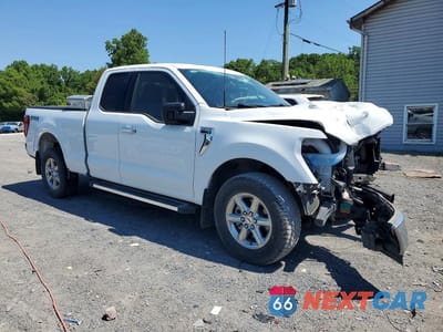 Czwarte zdjęcie samochodu z boku: 2024 FORD F150 XLT VIN:1FTFX3L88RKD43228 - miniatura