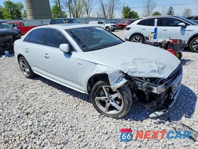 Czwarte zdjęcie samochodu z boku: 2018 AUDI A4 PREMIUM PLUS VIN:WAUENAF45JN010502 - miniatura
