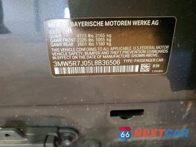 Zdjęcie 13 z 13 samochodu: 2020 BMW 330XI VIN:3MW5R7J05L8B36506 - miniatura