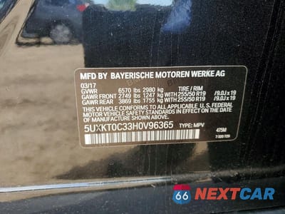 Zdjęcie 13 z 13 samochodu: 2017 BMW X5 XDR40E VIN:5UXKT0C33H0V96365 - miniatura