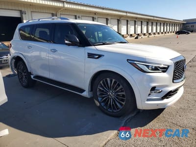 Czwarte zdjęcie samochodu z boku: 2021 INFINITI QX80 PREMIUM SELECT VIN:JN8AZ2AE1M9273499 - miniatura