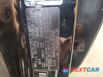 Zdjęcie 12 z 12 samochodu: 2012 KIA FORTE EX VIN:KNAFU4A24C5472096 - miniatura