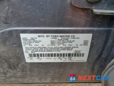 Zdjęcie 13 z 13 samochodu: 2022 FORD EDGE SE VIN:2FMPK4G91NBA73156 - miniatura