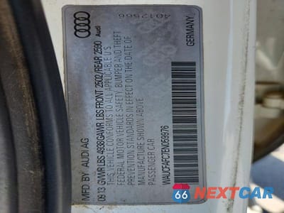 Zdjęcie 13 z 13 samochodu: 2014 AUDI A6 PREMIUM VIN:WAUCFAFC7EN059976 - miniatura