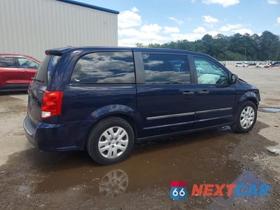 Trzecie zdjęcie samochodu z tyłu: 2014 DODGE GRAND CARAVAN SE VIN:2C4RDGBGXER193608 - miniatura