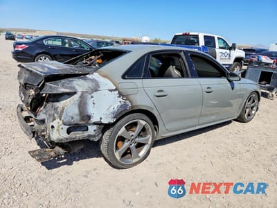 Trzecie zdjęcie samochodu z tyłu: 2019 AUDI S4 PREMIUM PLUS VIN:WAUB4AF4XKA013653 - miniatura