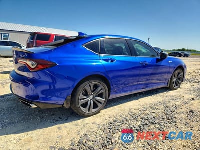 Trzecie zdjęcie samochodu z tyłu: 2023 ACURA TLX TECH A VIN:19UUB5F58PA004847 - miniatura